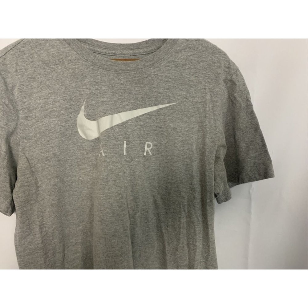 Nike air men’s M heather gray short sleeve graphic t shirt swoosh logo - Picture 2 of 5